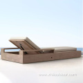 Pool Lounger Chair Teak Wood Sun Lounger